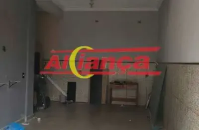 Salão para alugar, 35m²  - taboão - guarulhos/sp - por r$ 1.100,00