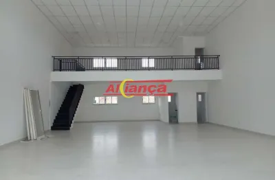 Salão comercial com mezanino e subsolo - 15 vagas de garagem - 400 m2 - jd. santa clara- guarulhos