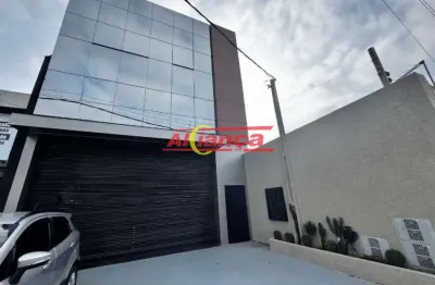 Prédio novo para alugar, 542m² de área construida total  - bairro - vila endres - guarulhos/sp