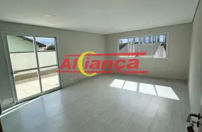 Sala para alugar, com sacada 32 m²  - vila augusta - guarulhos/sp - por r$ 1.800,00