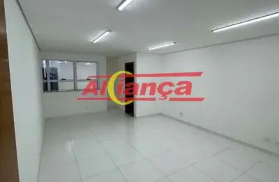 Sala para alugar, 25 m²  - vila augusta - guarulhos/sp - por r$ 1.600,00