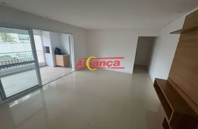 Apartamento com 3 quartos para alugar,  116m² - jardim santa mena - guarulhos/sp -  por r$ 5.000,00