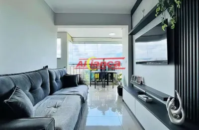 Apartamento 60m² com 2 dormitórios e 1 vaga de garagem - jardim bom clima.