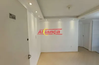 Apartamento 45m², com 2 quartos para locação na água chata - guarulhos sp