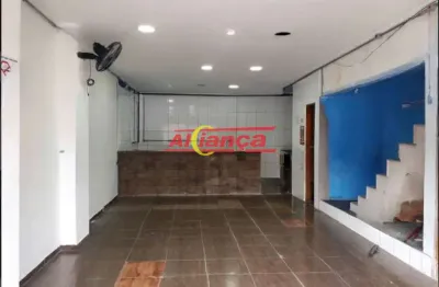Salão comercial para alugar com 76m², vila nova cumbica - guarulhos/sp por r$ 2.000,00
