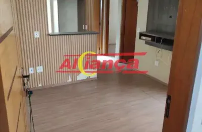 Apartamento com 2 quartos para alugar,  42m² - jardim alvorada - guarulhos/sp - por r$ 1.300,00