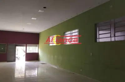 Salão comercial 146m² para alugar , com 3 banheiros -  jd. ponte alta i - guarulhos por r$: 5.600,00