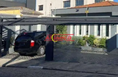 Casa comercial para alugar com 280m², 5 salas ,4 vagas, - centro- guarulhos/sp por r$12.000,00