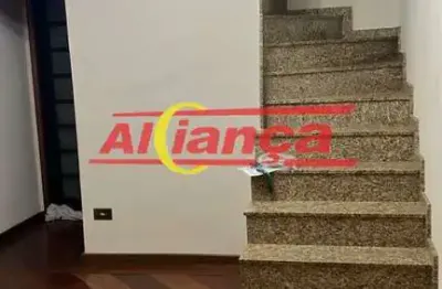 Sobrado para alugar com 3 quartos, suíte, 2 vagas, 125m², jardim las vegas - guarulhos/sp por r$5000