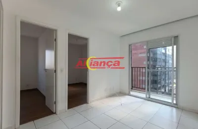 Apartamento para alugar cm 2 quartos, 1 banheiro e 1 vaga- 49 m²- vila augusta - guarulhos - sp