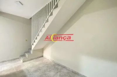 Sobrado não individual com 1 quarto para alugar, 50m² - vila rio de janeiro - guarulhos/sp