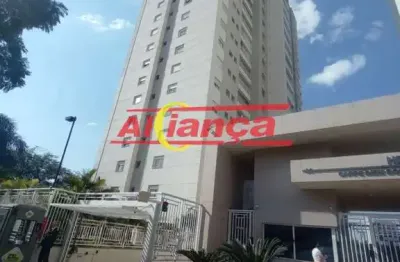 Apartamento com 3 quartos para alugar, com varanda gourmet  94m² - jardim maia - guarulhos/sp