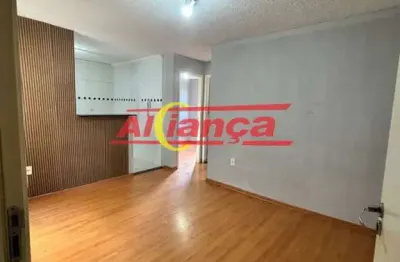 Apartamento para alugar com 2 quartos, 1 banheiro e 1 vaga- 50m²- água chata - guarulhos - sp