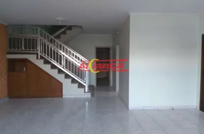 Sobrado para alugar com 3 quartos, 1 suite, 4 vagas de garagem - centro - guarulhos