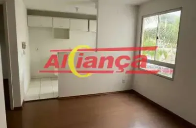 Apartamento com 2 quartos para alugar,  48m² - jardim ansalca - guarulhos/sp - por r$ 1.400,00