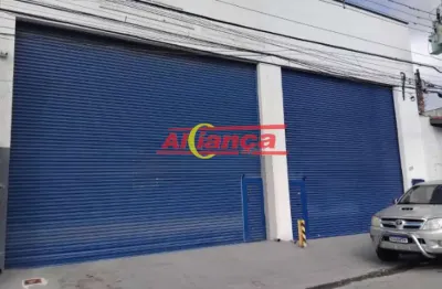 Galpão para alugar com 175m², mezanino, jardim das nações - guarulhos/sp por r$ 8.000,00