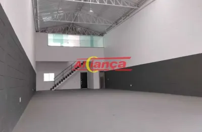 Galpão para alugar com 230m², mezanino, cidade soimco - guarulhos/sp por r$ 13.500,00