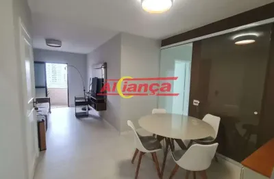 Apartamento mobiliado - 3 dormitorios - 1 suite - 2 vagas - centro - guarulhos - sp