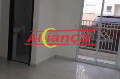 Apartamento para alugar com 2 quartos, 1 banheiro e 1 vaga- 54,09m²- vila real - guarulhos - sp