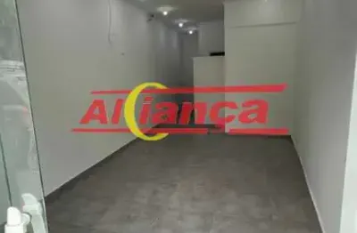 Salão comercial para alugar  com 30m² no jardim paraventi - guarulhos/sp por r$ 1.920,00