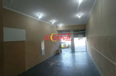 Salão comercial para alugar  com 30m² no jardim paraventi - guarulhos/sp por r$ 1.800,00
