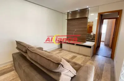 Apartamento para alugar, 3 quartos, 3 suítes e 3 vagas,103m², vila galvão- guarulhos por r$4.000,00