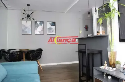 Apartamento para alugar, 2 quartos, sendo 1 suíte e 1 vaga, 62m², macedo- guarulhos r$ 4.222,00