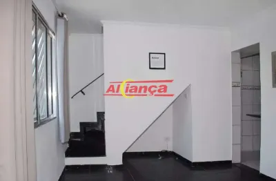 Sobrado para alugar 3 quartos, sendo 2 suítes e 1 vaga, 110m², jardim brasil - guarulhos r$ 2.600,00