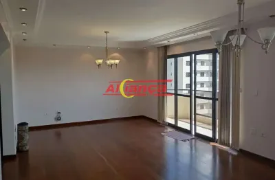 Apartamento semi mobiliado 4 dormitorios, 2 vagas de garagem - 170 m² - maia - guarulhos - sp.