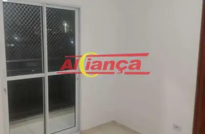 Apartamento para alugar com 2 quartos, 1 banheiro e 1 vaga48m²- centro - guarulhos - sp