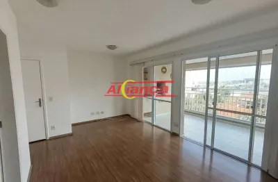 Apartamento com 3 quartos sendo 1 com suíte para alugar,  91m² - vila augusta - guarulhos/sp
