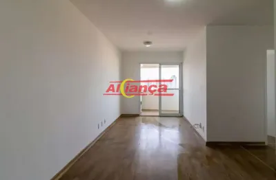 Apartamento para alugar, 3 quartos, sendo 1 suíte e 1 vaga, 71m², gopoúva - guarulhos r$ 3.000,00