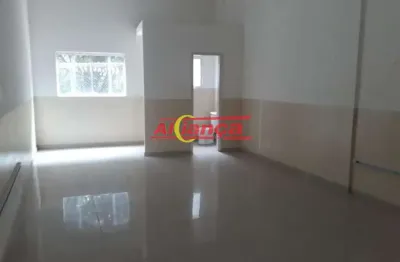 Salão para alugar com 40 m² - vila rio de janeiro - guarulhos/sp por r$ 1.500,00