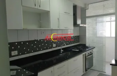 Belissimo apartamento, com 2 dormitóros para locação, 60 m² - vila galvão - guarulhos - sp