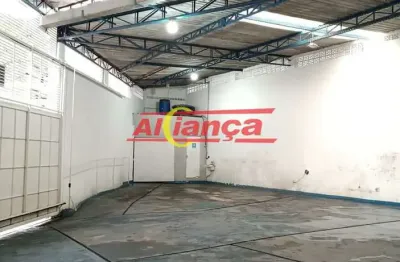 Galpão para alugar com 400m², 5 salas, vila barros - guarulhos - sp, por r$9.000,00