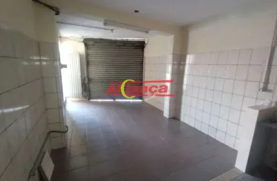 Salão para alugar, 80m²  - parque jurema- guarulhos r$ 1.400,00