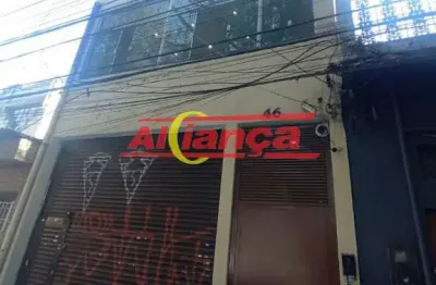 Sala para alugar com 12m², vila augusta - guarulhos/ sp por r$ 880,00