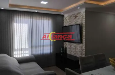 Apartamento com 3 quartos para alugar,1 vaga - bonsucesso - guarulhos/sp  2.250,00
