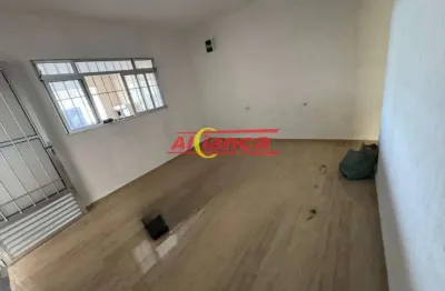 Casa não individual para alugar com 1 quarto e 1 vaga, 60m², taboão- guarulhos/sp r$1.300,00