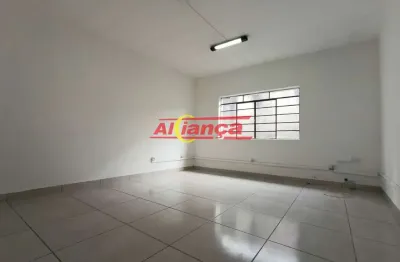 Sala para alugar, 25m² - vila augusta- guarulhos/sp por r$ 820,00