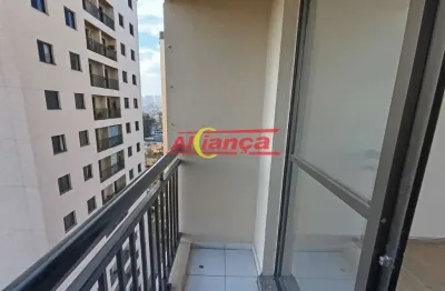 Apartamento com 2 quartos para alugar, 60m² - vila rio de janeiro - guarulhos/sp -  por r$ 2.000,00
