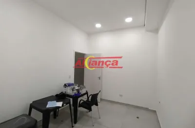 Sala para alugar com 16m², vila rosália - guarulhos/sp por r$ 1.650,00