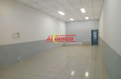 Salão comercial para alugar com 2 banheiros, jardim adriana - guarulhos por r$: 3.000,00