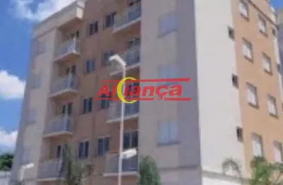Apartamento com 2 quartos para alugar, 49m² - jardim guilhermino - guarulhos/sp - por r$1.300,00