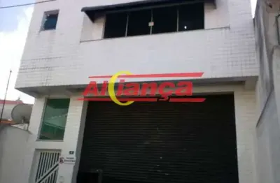 Salão para alugar, 100 m² - taboão - guarulhos/sp - por r$4.500,00