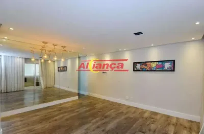 Apartamento para alugar com 2 quartos, 2 banheiros e 2 vagas- 83m²- centro - guarulhos - sp