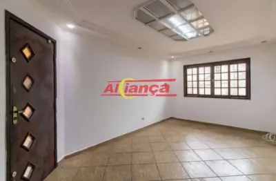 Sobrado 142m², com 3 quartos à locação no gopouva - guarulhos/sp