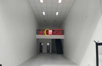 Salão comercial - 125 m2 - 2 vagas de garagem - 2 banheiros - jardim pinhal - guarulhos - sp.