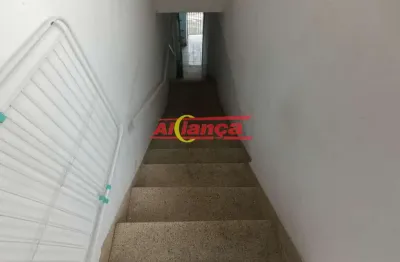 Casa sobreloja 60m², com 3 quartos para alugar no jardim bela vista - guarulhos/sp