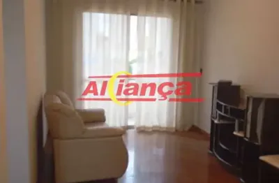 Apartamento 73m², com 2 quartos à locação no centro de guarulhos